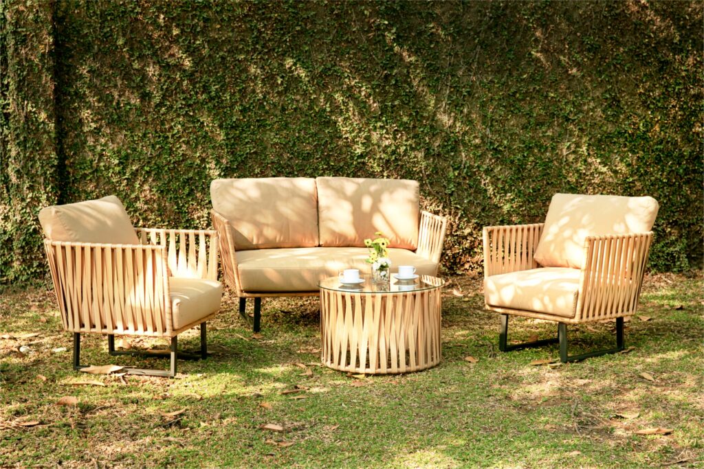 Collection Synthetic Rattan Paula Living Set