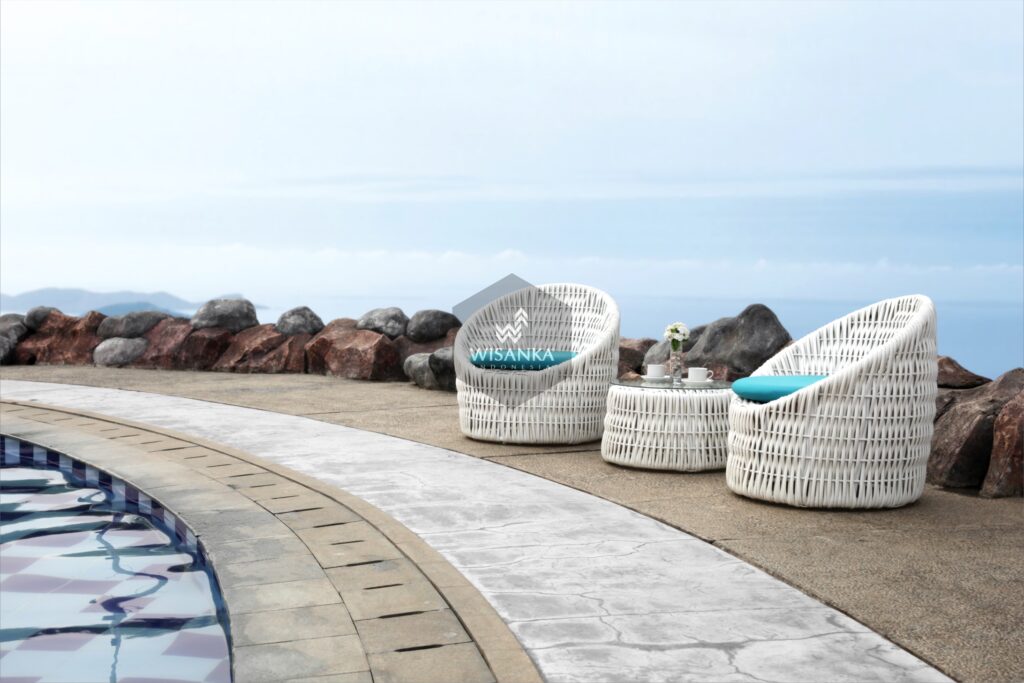 Synthetic Rattan Furniture Evter Terrace Set