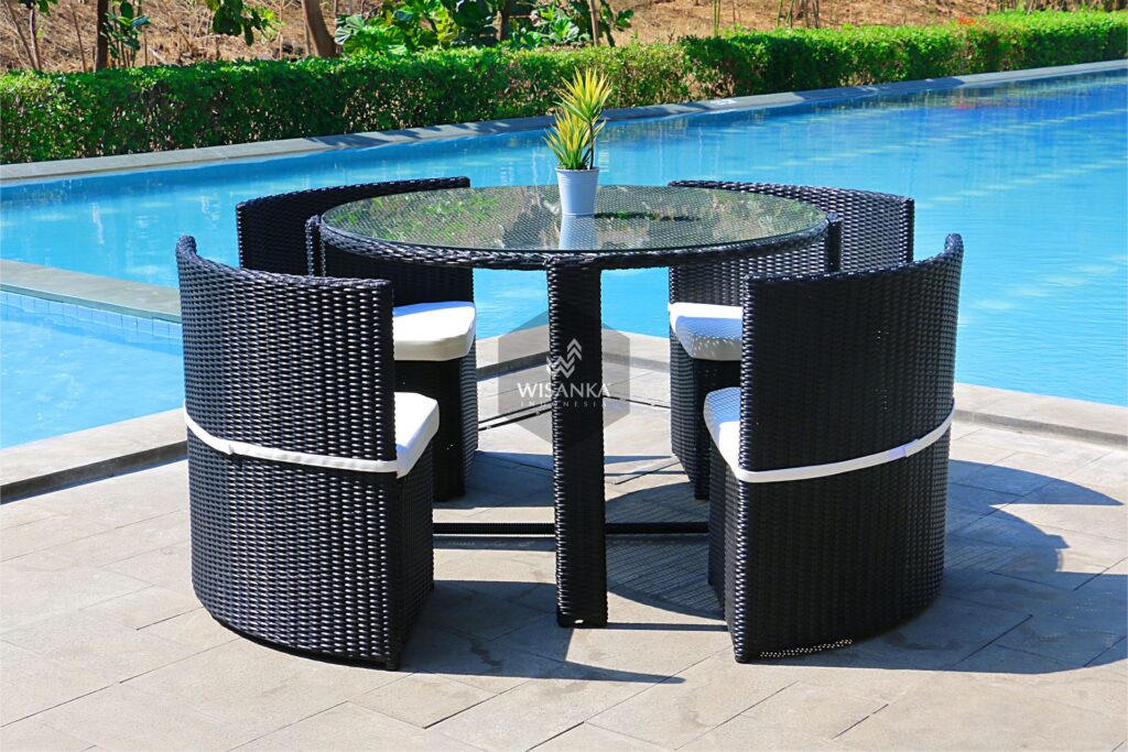 Synthetic Rattan Furniture Mozi Dining Set