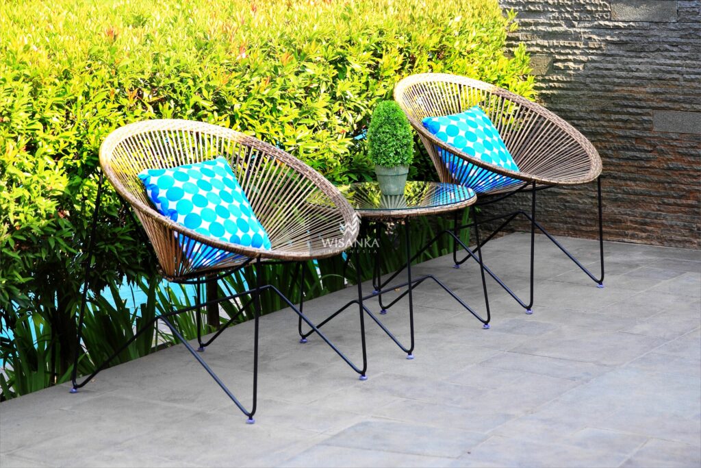 Synthetic Rattan Furniture Ring Terrace Set