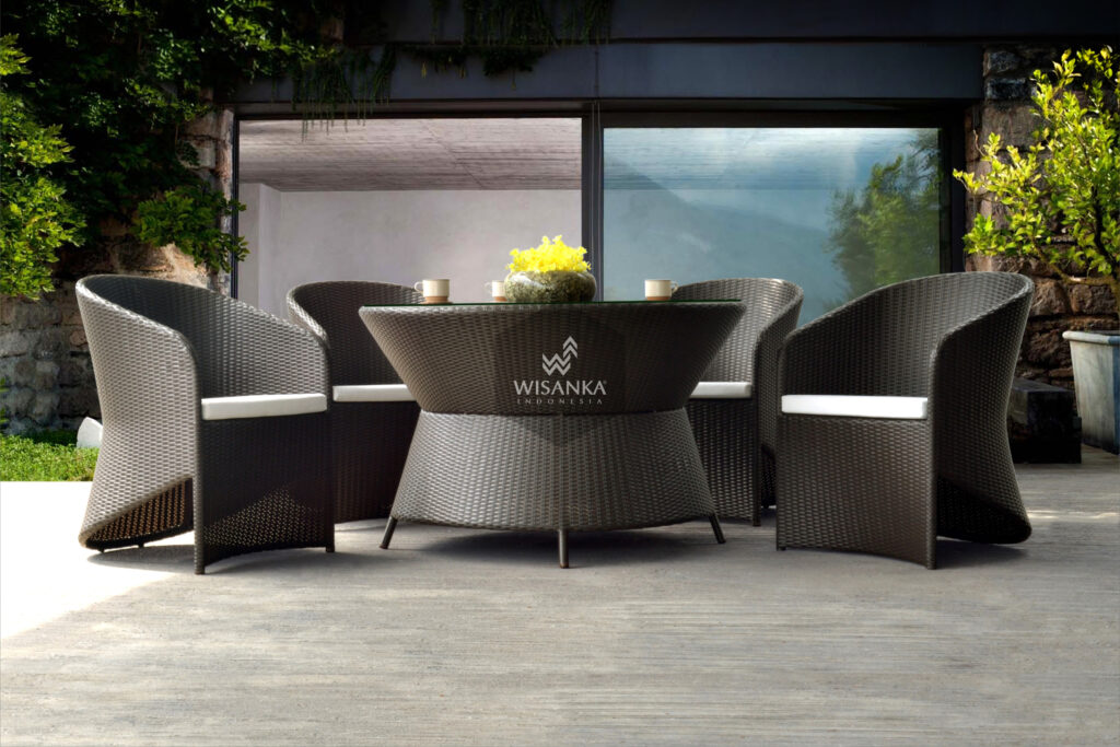 Synthetic Rattan Furniture Sherly Dining Set