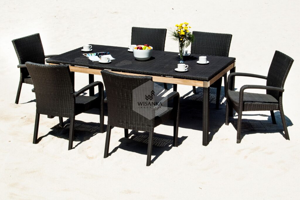 Synthetic Rattan Furniture Valerie Dining Set