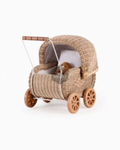 Rattan Doll Pram Jess | Kids Outdoor Furniture Indonesia