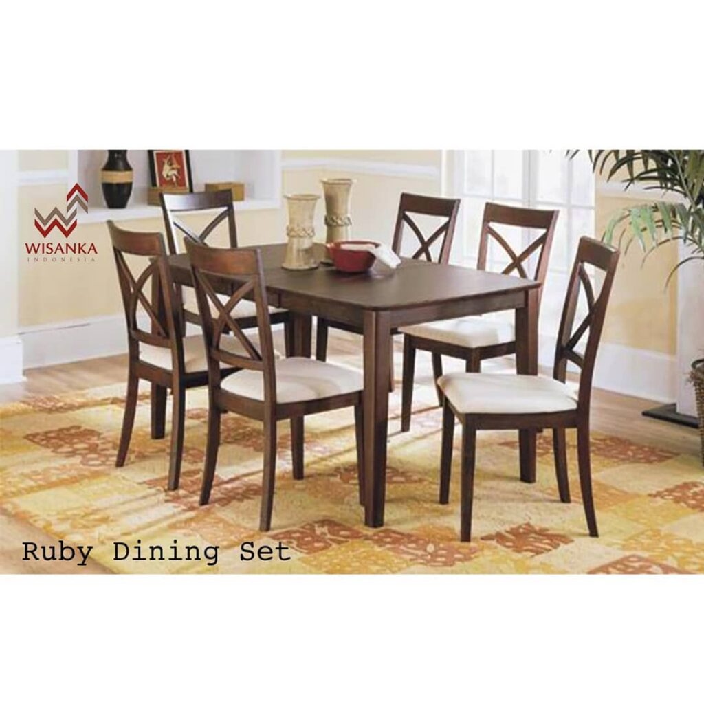 Ruby Dining Set Best one of Wisanka Furniture Collections