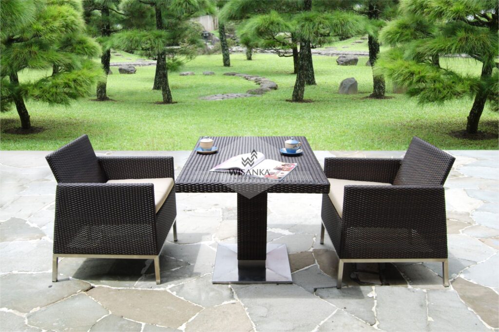 Collection Stainless Steel Denise Dining Set
