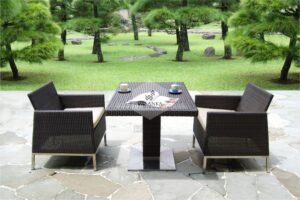 Collection Stainless Steel Denise Dining Set