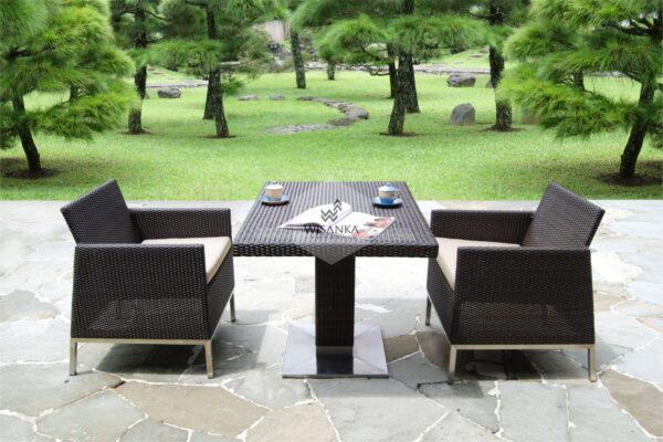 Collection Stainless Steel Denise Dining Set