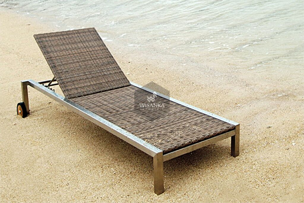 Collection Stainless Steel Maddison Sunbed