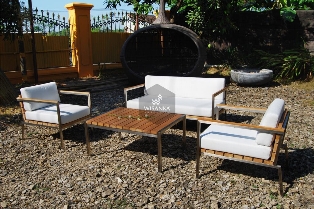 Collection Stainless Steel Mexico Living Set 1