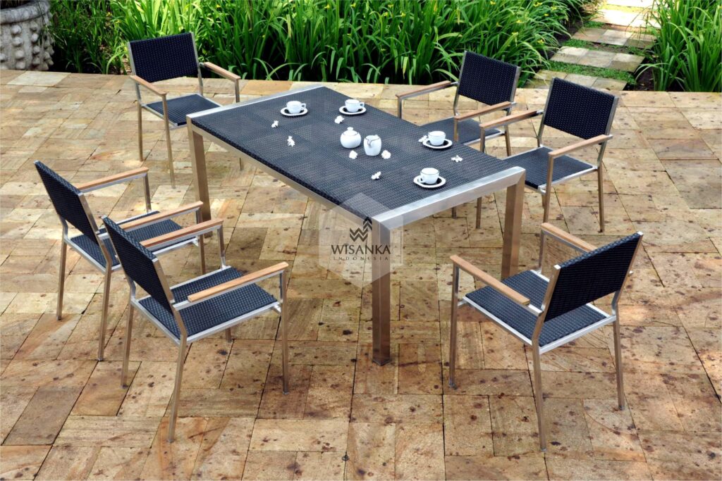 Collection Stainless Steel Sevilla Dining Set