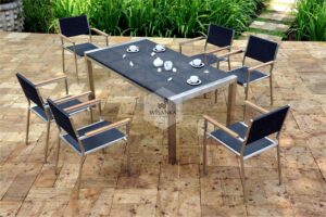Collection Stainless Steel Sevilla Dining Set