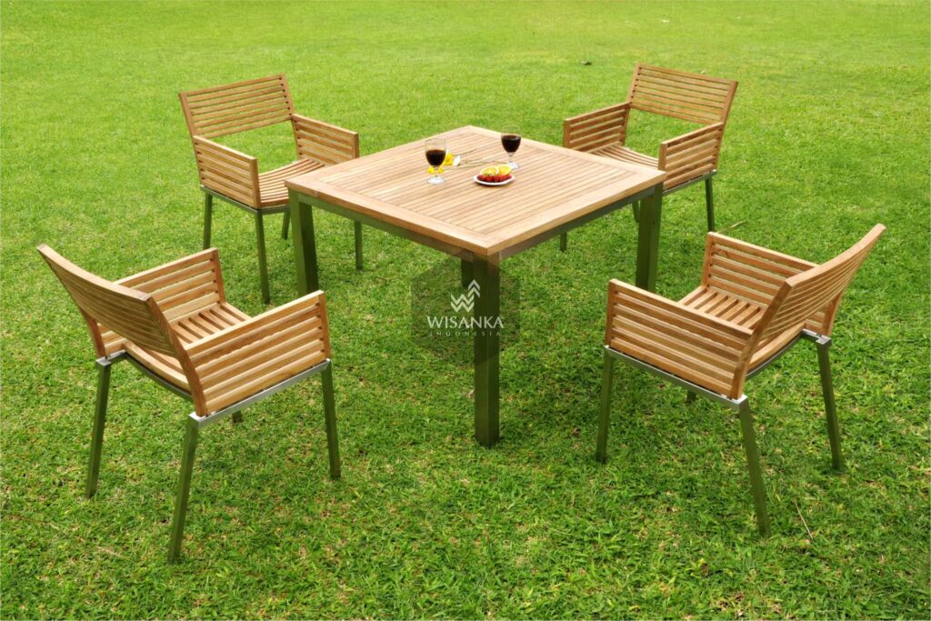 Collection Stainless Steel Terano Dining Set