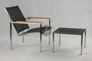 Collection Stainless Steel Sevilla Easy Chair Batyline