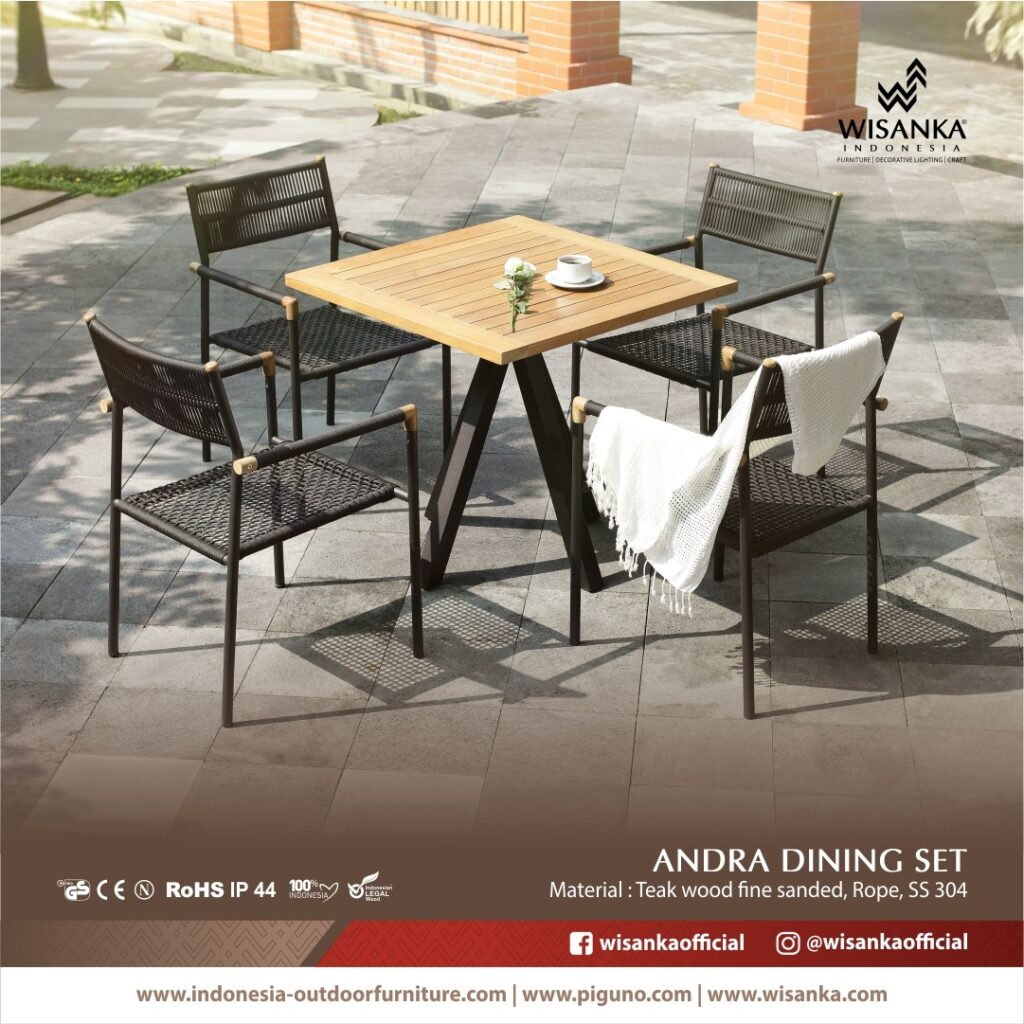 Andra Outdoor Dining Set