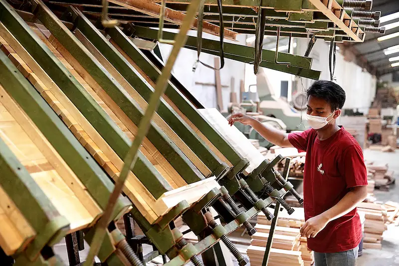 Indonesian teak wood furniture manufacturers company